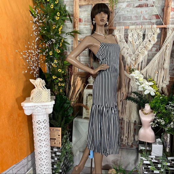 Elizabeth & James Navy combo, Jewel. Midi dress - Picture 6 of 16